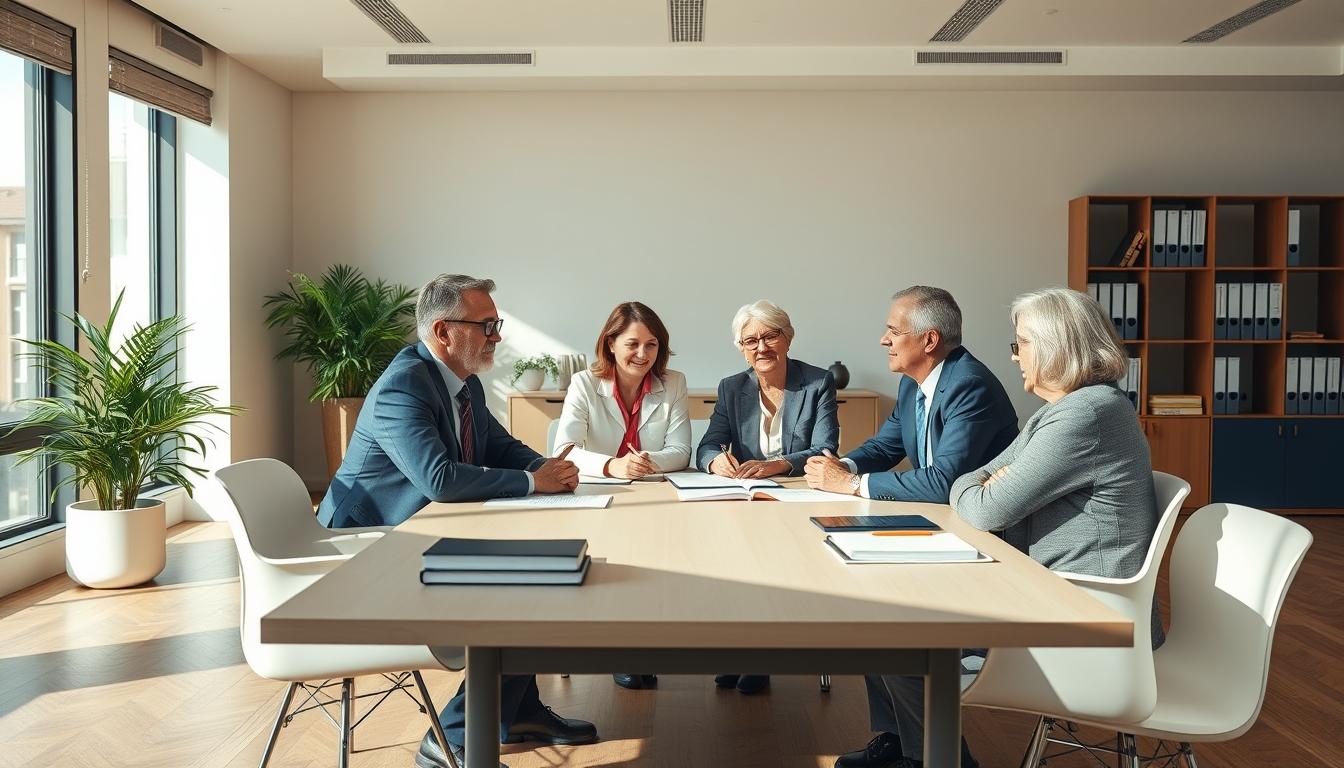 Reviewing settlement documents and transfer